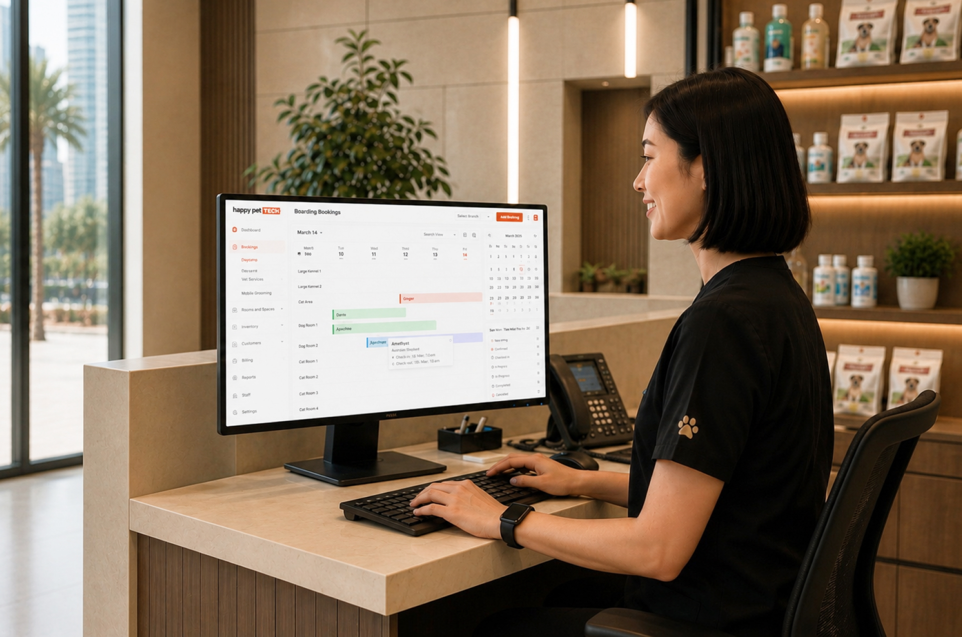 Staff Scheduling Happy Pet Tech